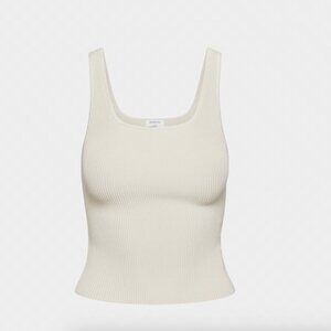 Aritzia Babaton Sculpt Knit Squareneck Tank